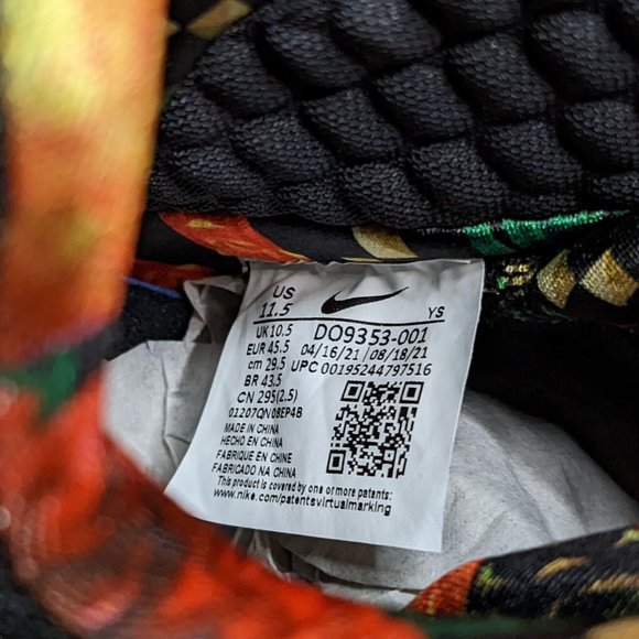 Nike LeBron 9 IX Watch The Throne Men's 11.5 Black Gold 2022 shoes DO9353-001 - Picture 8 of 12